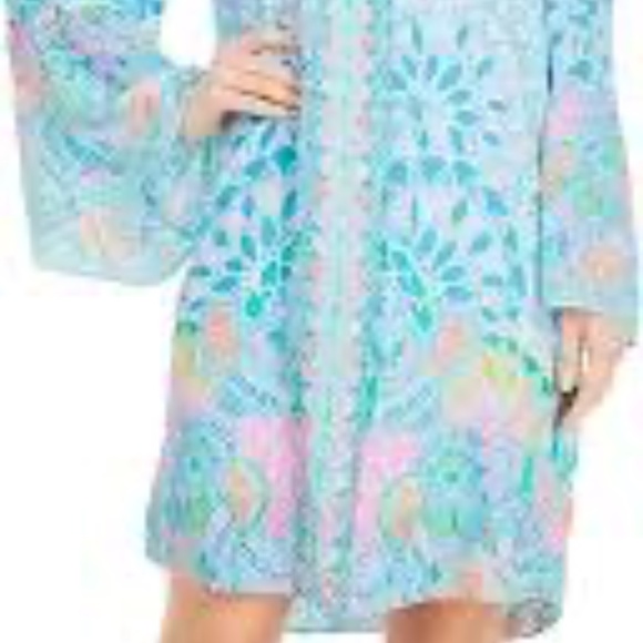 Lilly Pulitzer Nevie Off the Shoulder Dress Size Small - Picture 8 of 8